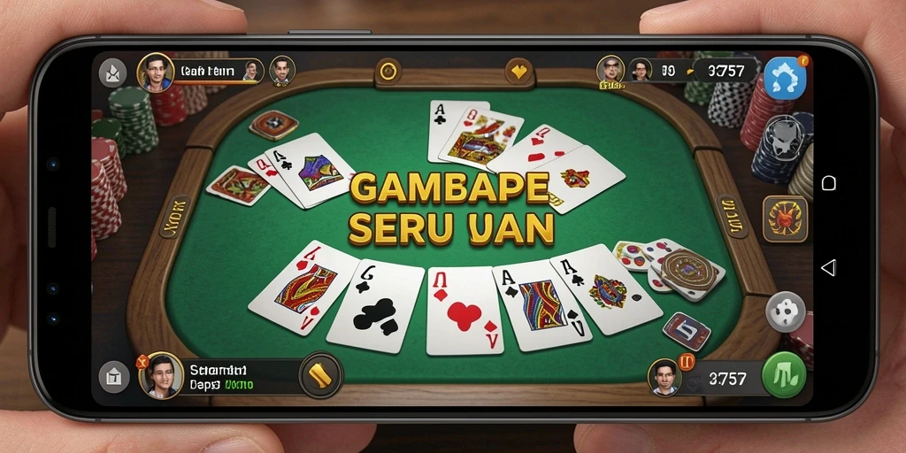 Tampilan gameplay Gaple yang mengasyikkan di 2757.