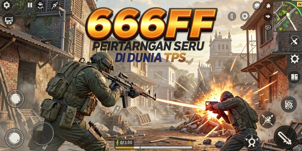 Tampilan gameplay seru dan adrenalin tinggi dalam 666FF.