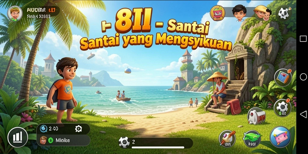 Tampilan gameplay 8II yang seru dan menarik.