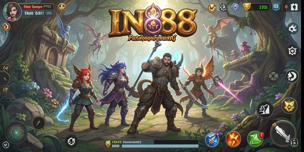 Gameplay RPG mendebarkan dengan karakter yang beragam dan pertempuran epik.