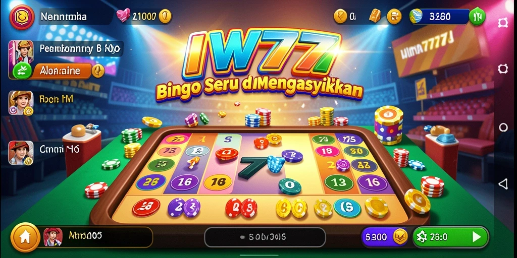 Tampilan gameplay IW777 yang menakjubkan dan bersaing dalam Bingo.