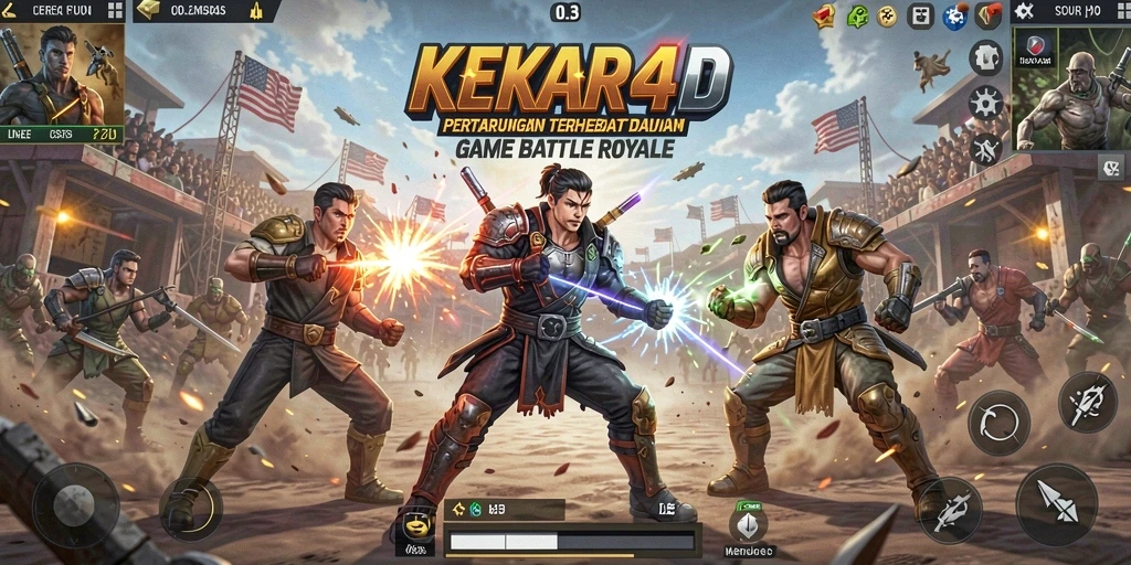 Gameplay seru dan adrenalin tinggi di KEKAR4D saat pertempuran berlangsung.