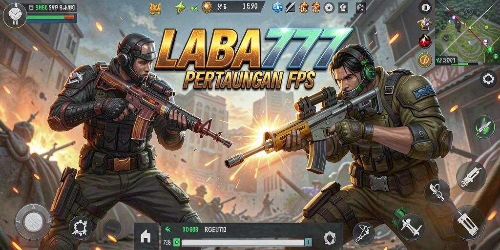 Screenshot LABA777 menampilkan aksi FPS yang mendebarkan.