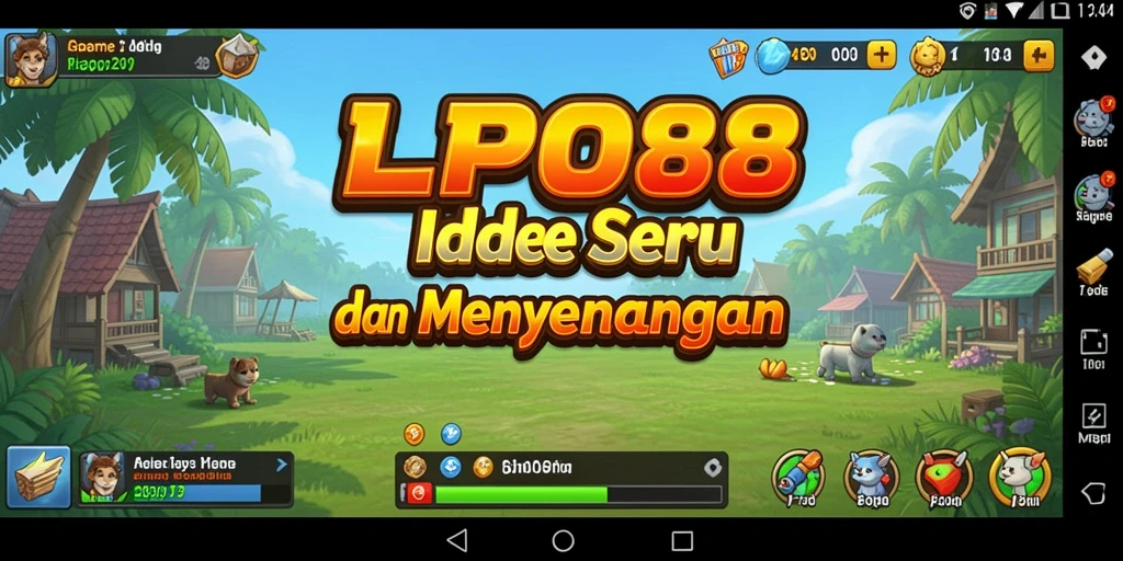Tampilan gameplay seru dari LPO88 dengan karakter menarik.