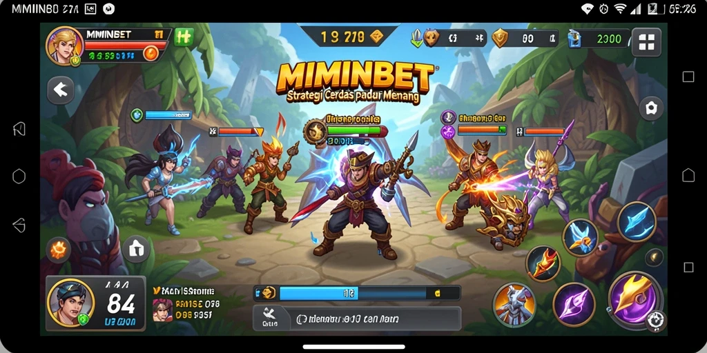 Tampilan gameplay menegangkan dalam MIMINBET dengan strategi yang tepat.