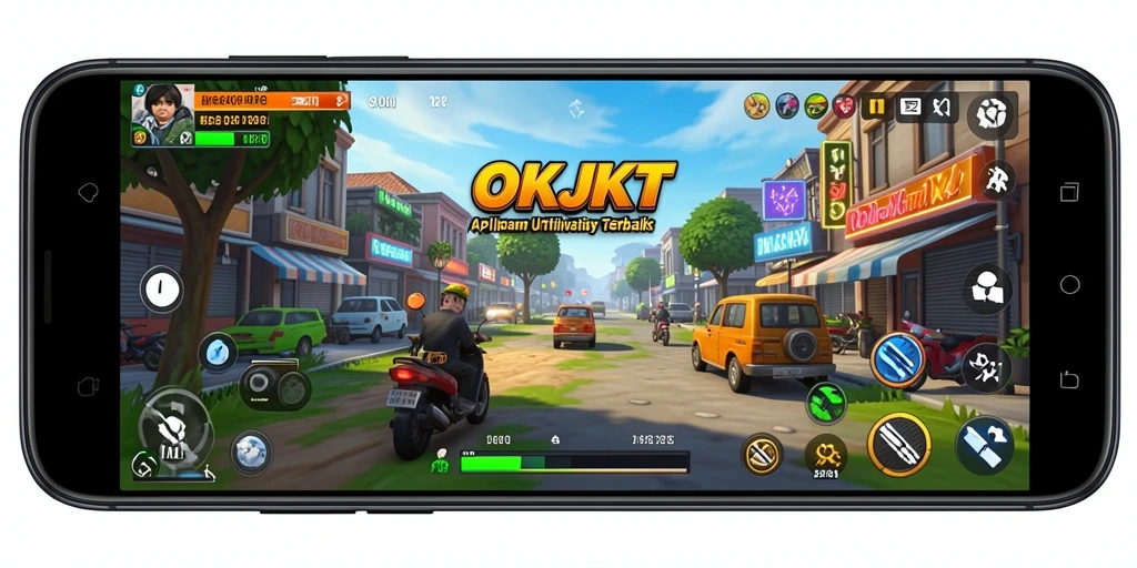 Tampilan antarmuka utama OKJKT yang memudahkan navigasi fitur.