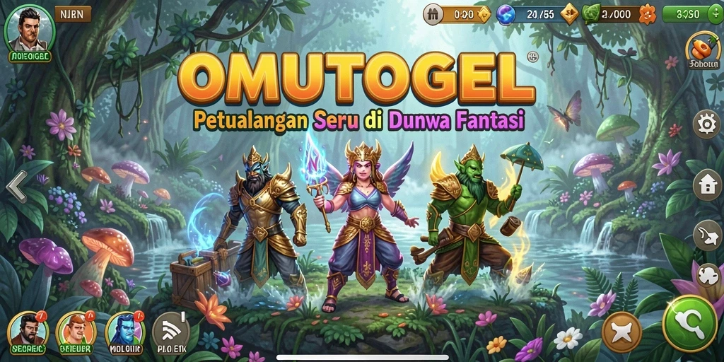 Tangkapan layar gameplay yang menampilkan petualangan seru dalam OMUTOGEL.