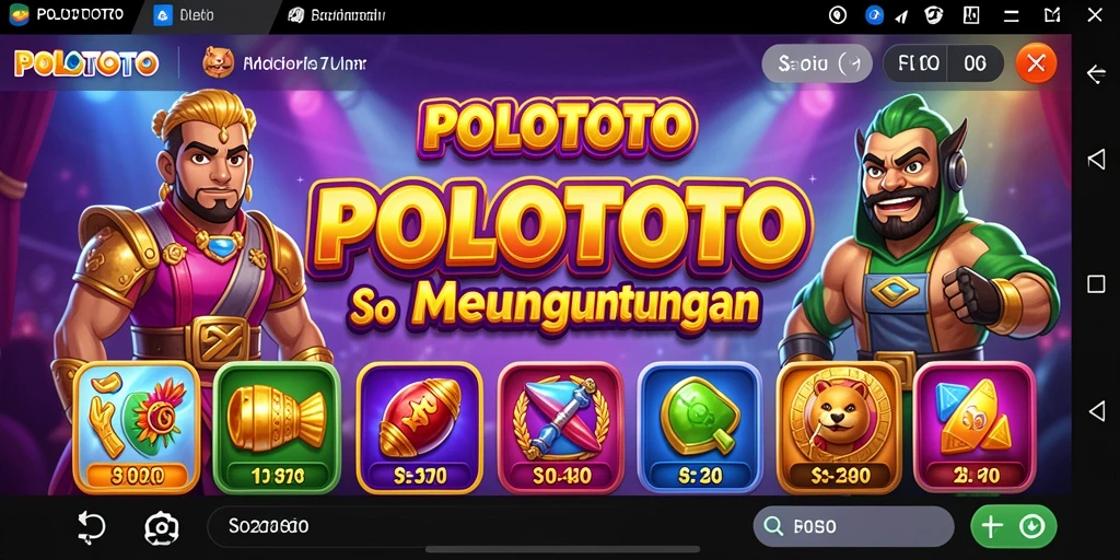 Gameplay slot seru dengan grafis menawan di POLOTOTO.