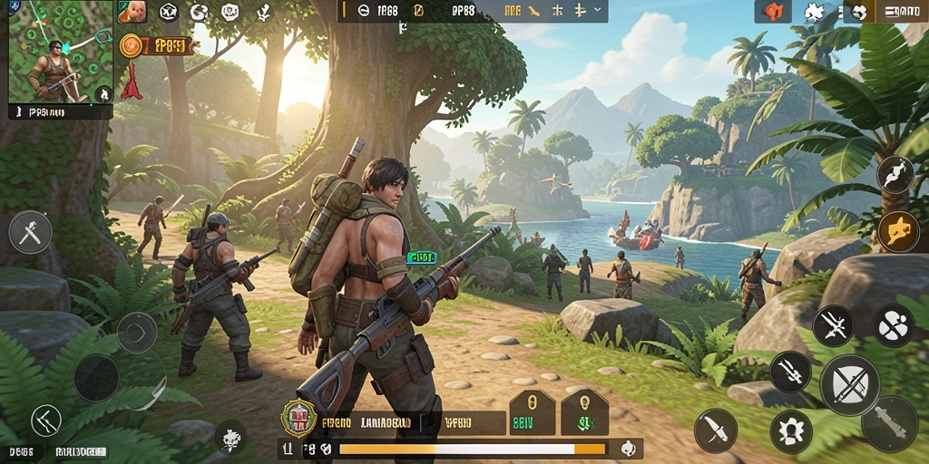 Tangkapan layar menunjukkan aksi mendebarkan dalam gameplay Open World.