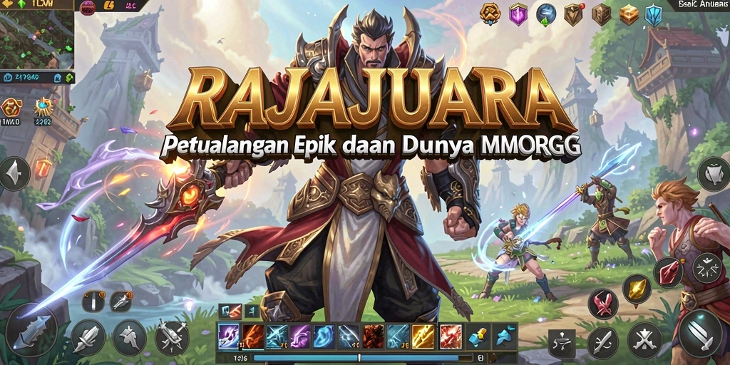 Tampilan gameplay RAJAJUARA yang mengesankan dan penuh aksi.