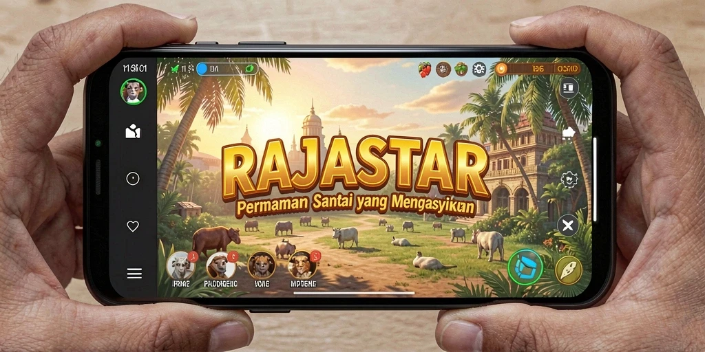 Tampilan menarik dari gameplay RAJASTAR yang mengasyikkan.