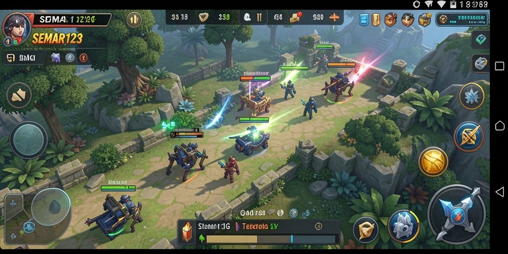 Tampilan menarik dari gameplay SEMAR123 yang penuh strategi.
