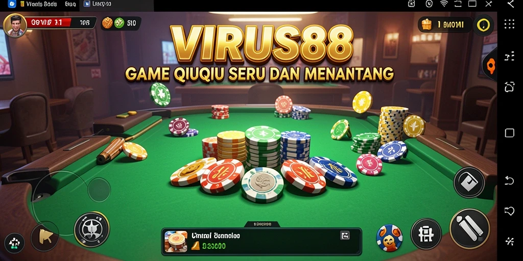 Gameplay seru QiuQiu di VIRUS88 dengan fitur menarik.