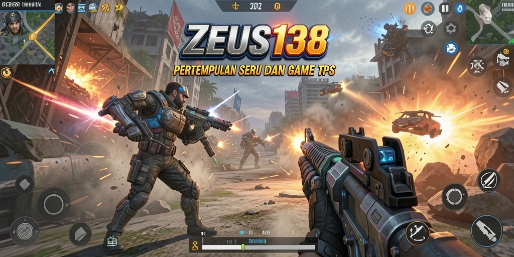 Tampilan menarik dari gameplay pertempuran di ZEUS138.